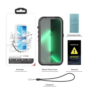 iPhone 14 Pro Max Tough Full Waterproof Case Cover: IP68 Rated, Wear & Shock-Resistant, and MagSafe Compatible